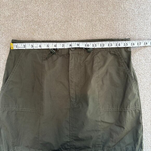 Urban‎ Social Drawcord Miniskirt in Olive Green - Size S - NWT - Picture 6 of 9